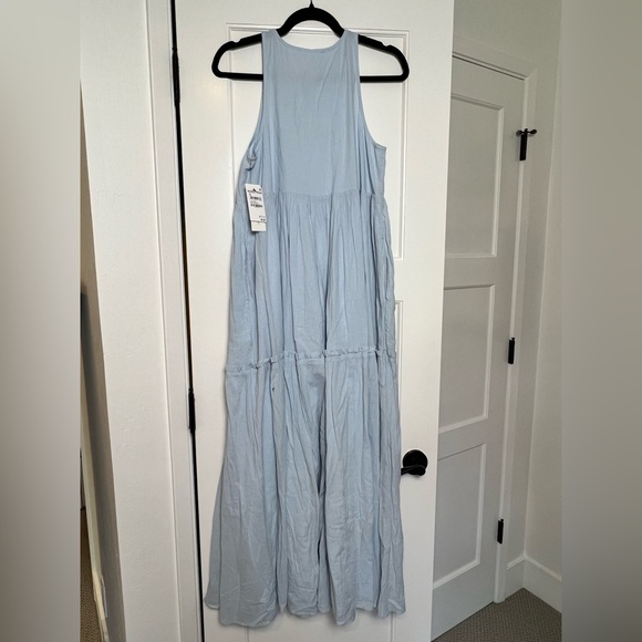 NWT Treasure & Bond Sleeveless Tiered Cotton Gauze Maxi Sundress (XS) - Picture 7 of 9